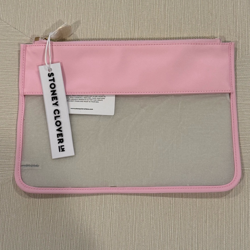 STONEY CLOVER LANE Clear Flat Pouch!